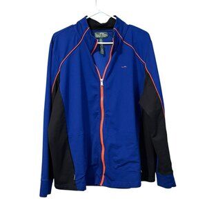 LRL Lauren Ralph‎ Lauren Active Full Zip Jacket Preppy Athletic Size 3X NWOT